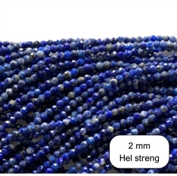 Lapis Lazuli 2 - 2,5 mm facet - Hel streng