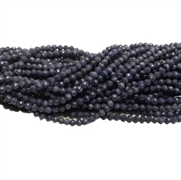 Safir 3 mm, facet, 1/1 streng