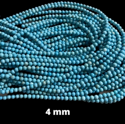 Turkis magnesite 4 mm 1/1 streng