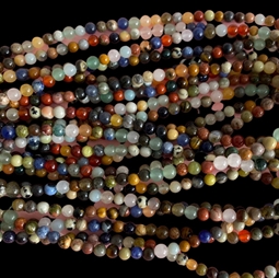 4 mm Mix perler, Hel streng