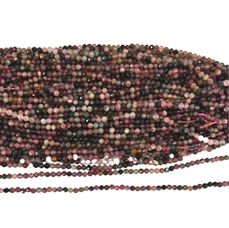 Tourmalin, 4 mm facet, 1/1 streng 