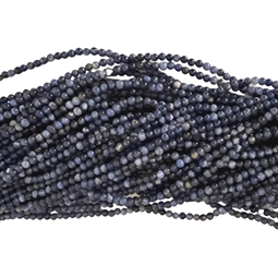 4 mm Sodalit - Hel streng