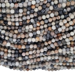 6 mm Picasso jasper perler. Flotte flerfarvet 6 mm perler