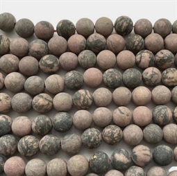 MAT 12 mm Rhodonit, 1/1 streng