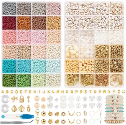 DIY Seed beads og smykkedele - Sæt 9