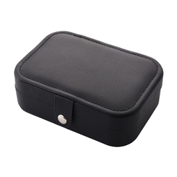 Lille sort smykkeskrin- Praktisk til værelset, badeværelset, håndtasken eller kufferten