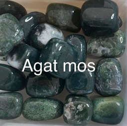 Stjernetegn og lykkesten - Spirituelle sten - Agat mos
