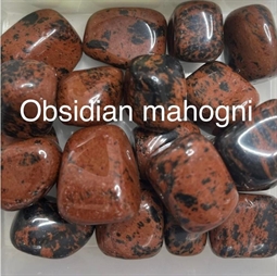 Stjernetegn og lykkesten - Spirituelle sten - Obsidian mahogni