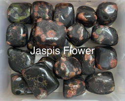 Stjernetegn og lykkesten - Spirituelle sten - Jaspis Flower