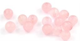 4 mm rosakvarts perler 400-491