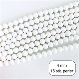 15 stk. 4 mm Muslingeskal perler