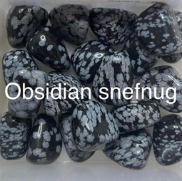 Stjernetegn og lykkesten - Spirituelle sten -  ​​​​​​​Obsidian Snefnug
