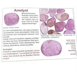 ​​​​​​​Info om Stjernetegn og lykkesten - Ametyst