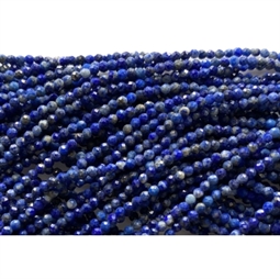 Lapis Lazuli 2 - 2,5 mm facet, 1/1 streng