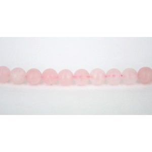 MAT Rosakvarts perler,10 mm, 6 stk.