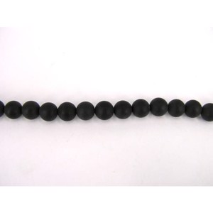 8 mm MAT sort onyx 1/1 streng