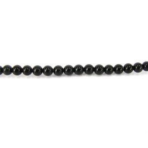 3 mm Sort onyx MAT, 1/1 streng