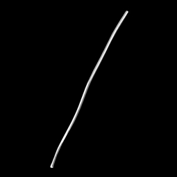 Finsølv 999 - Sølvtråd 2 mm tyk, 10 cm. lang