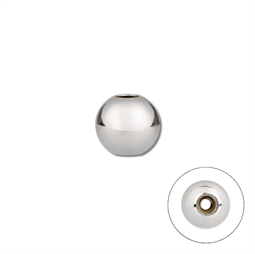 6 mm Låseperle / Perle med silikone