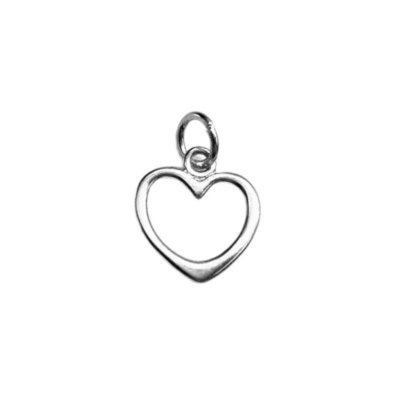 KØB - Sterling sølv hjertevedhæng
